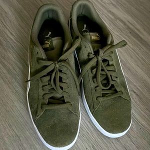 Mens Olive Green Puma - Size 13